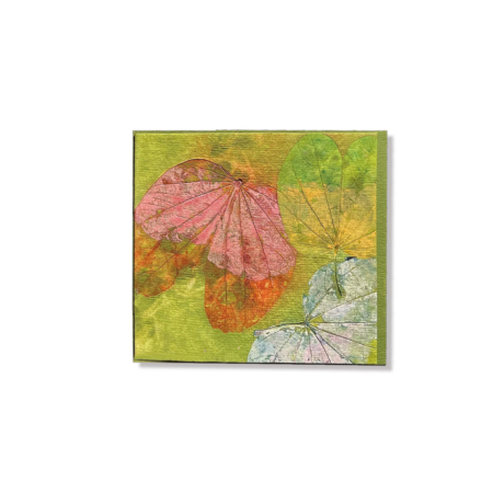 CA01Y-gr Grußkarte Sunset Grün