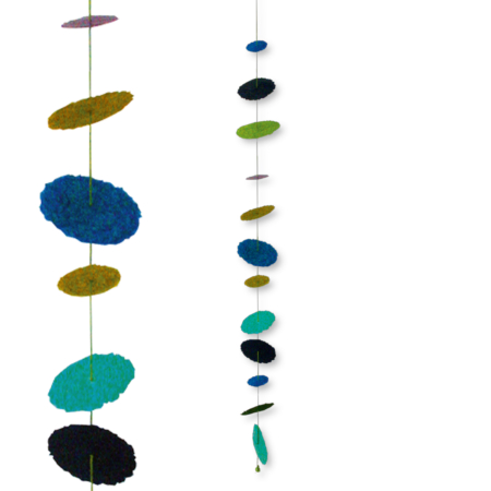 CC10-bl Girlande Cascade Blautöne