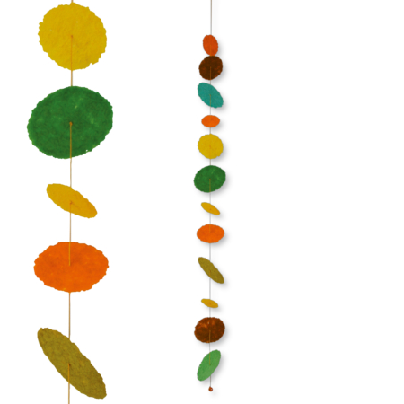 CC10-ge Girlande Cascade Gelbtöne