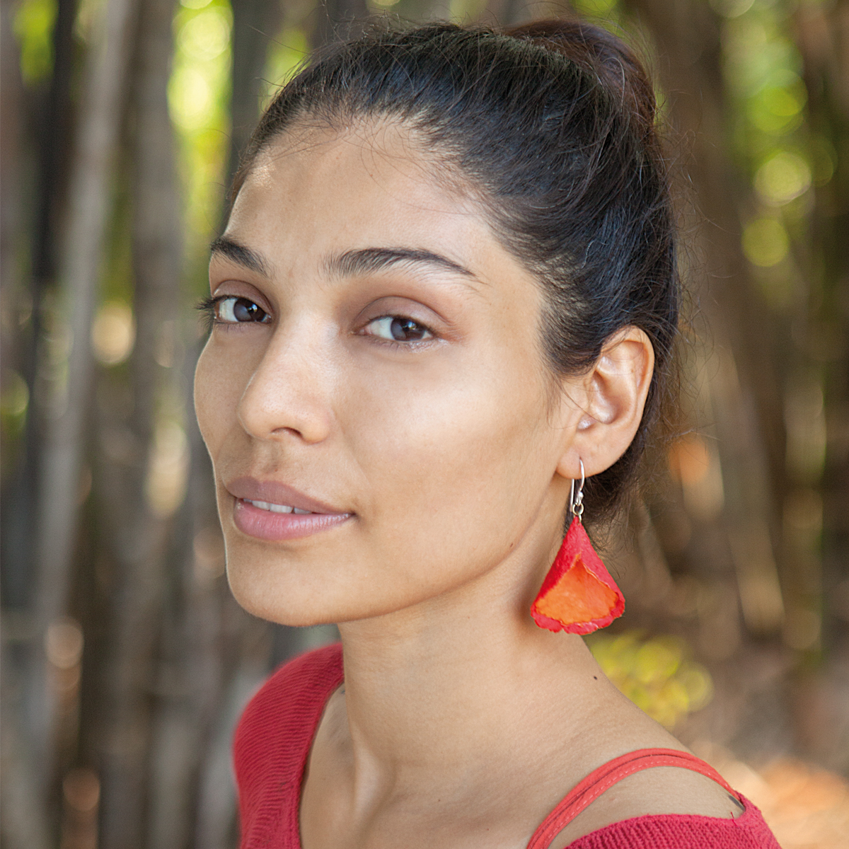 ER120-ro Ohrringe Gia_ Rot-Orange