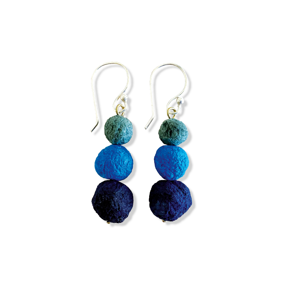 ER80-bl Ohrringe Rainbow Blautöne