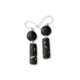 ER92-sw Ohrringe Tooba Schwarz