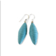 Er02-oc Ohrringe Spindel Oceanblau
