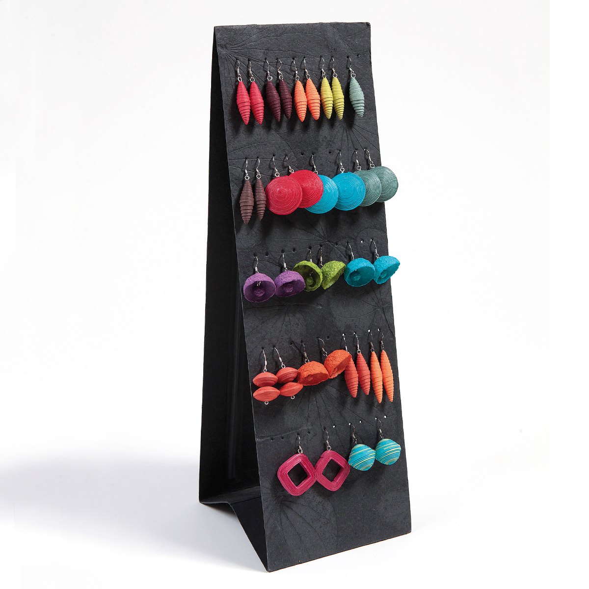 Ohrringdisplay Schwarz