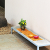 PH02-or Bananenfaser Tischläufer Orange