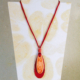 NL40-ro Halskette Kamalam Rot