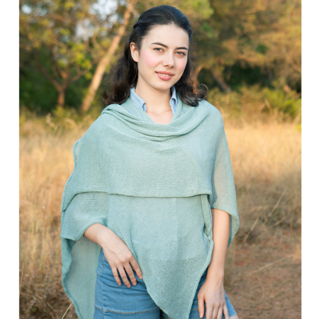 WR6110-oc Kimono Mira Oceanblau