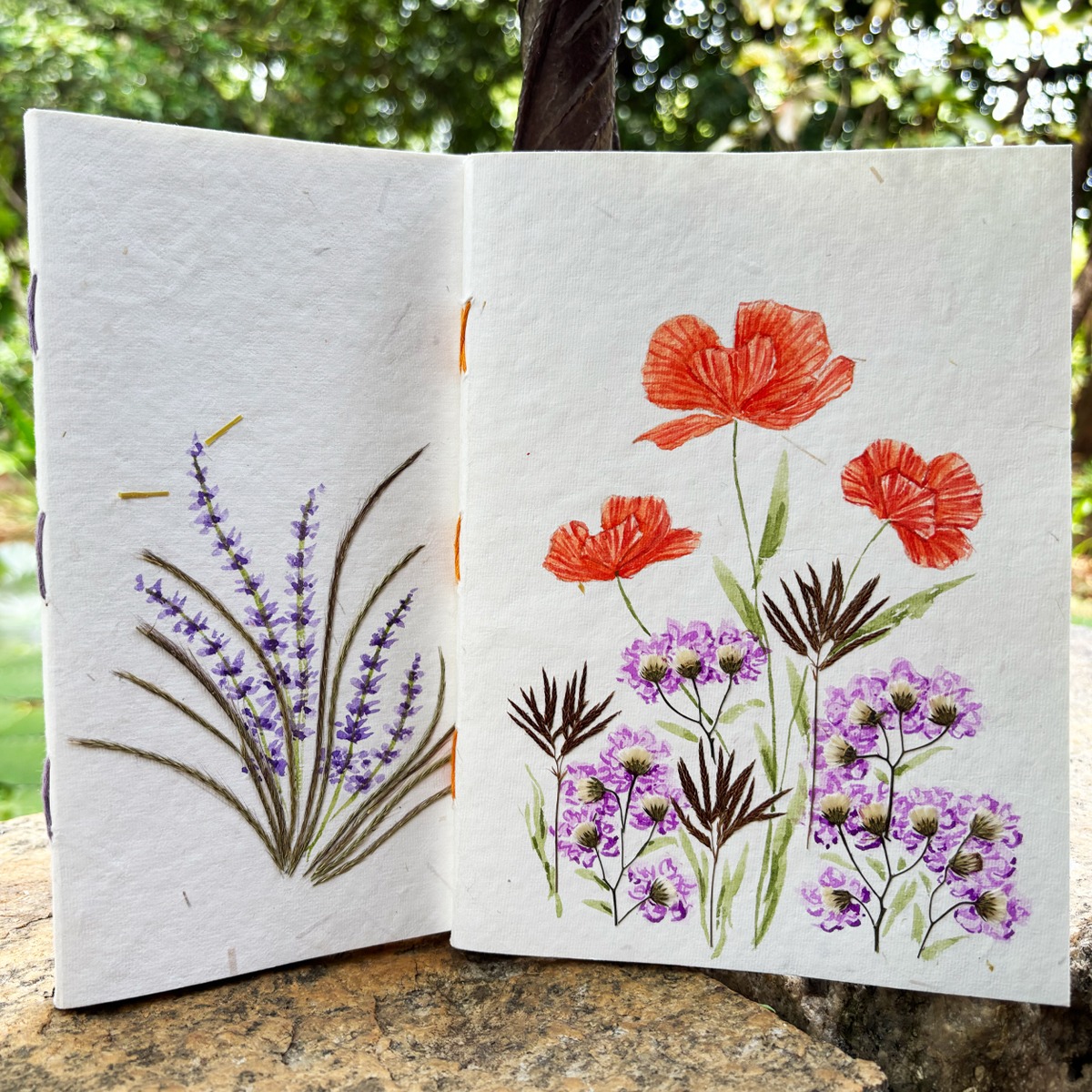Notizbuecerh_Hand-painted_H07-C_H07-B Notizbuecher_Hand-painted_H07-C_H07-B