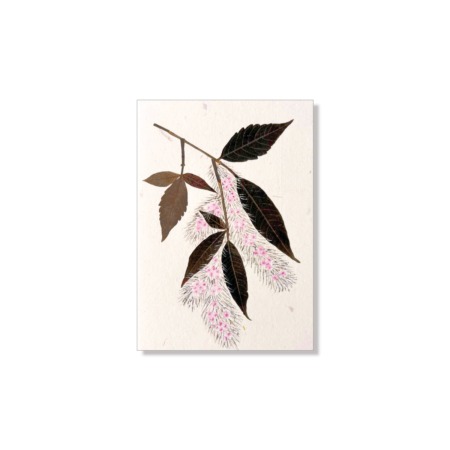 PU425a_Grusskarte_Hand-painted_zarte-haengende-rosa_Blueten