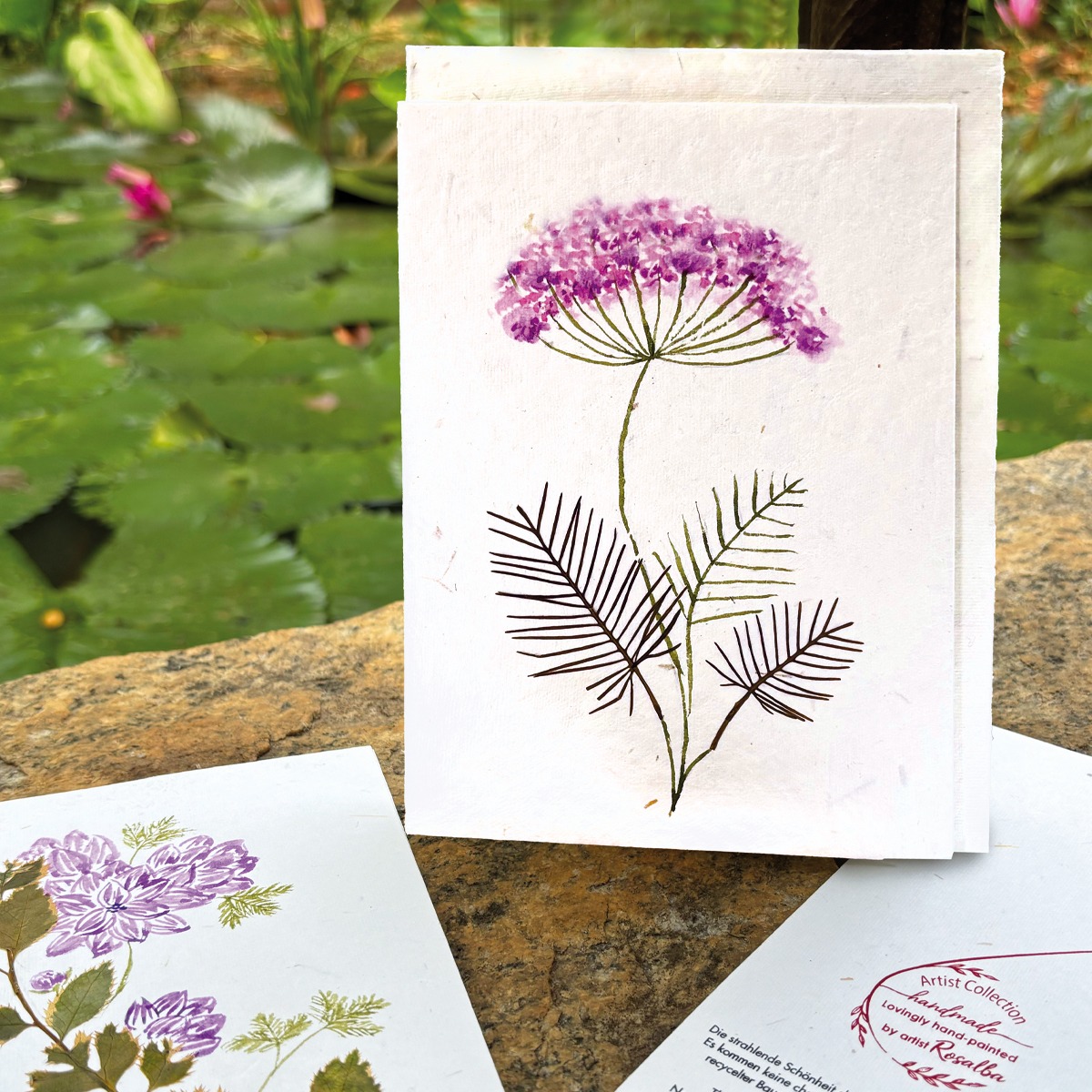 PU425i_Grusskarte_Hand-painted_Dolde-violett2 PU425i_Grusskarte_Hand-painted_Dolde-violett